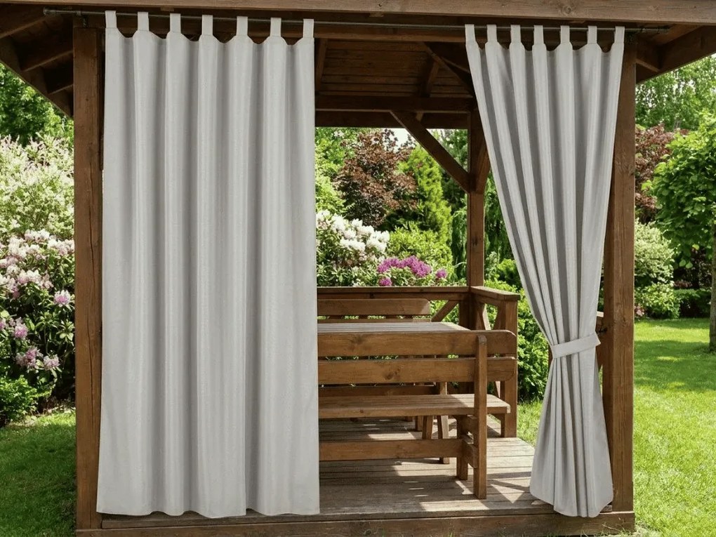 Draperie de gradina GARDIO ELEGANT rezistenta la apa 150x220, gri