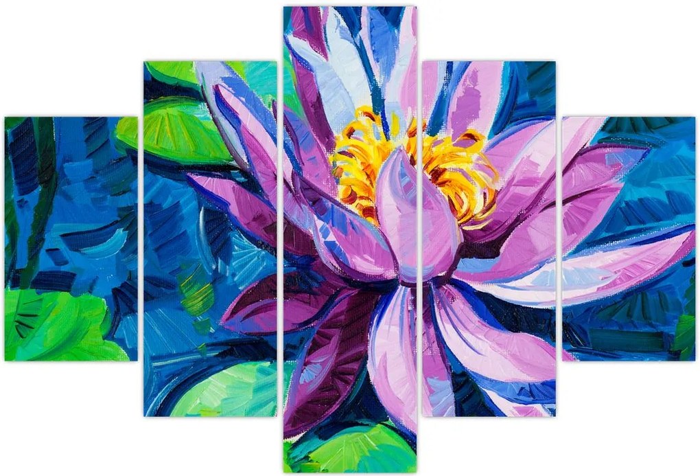 Tablou - Nufăr pe apă (150x105 cm)