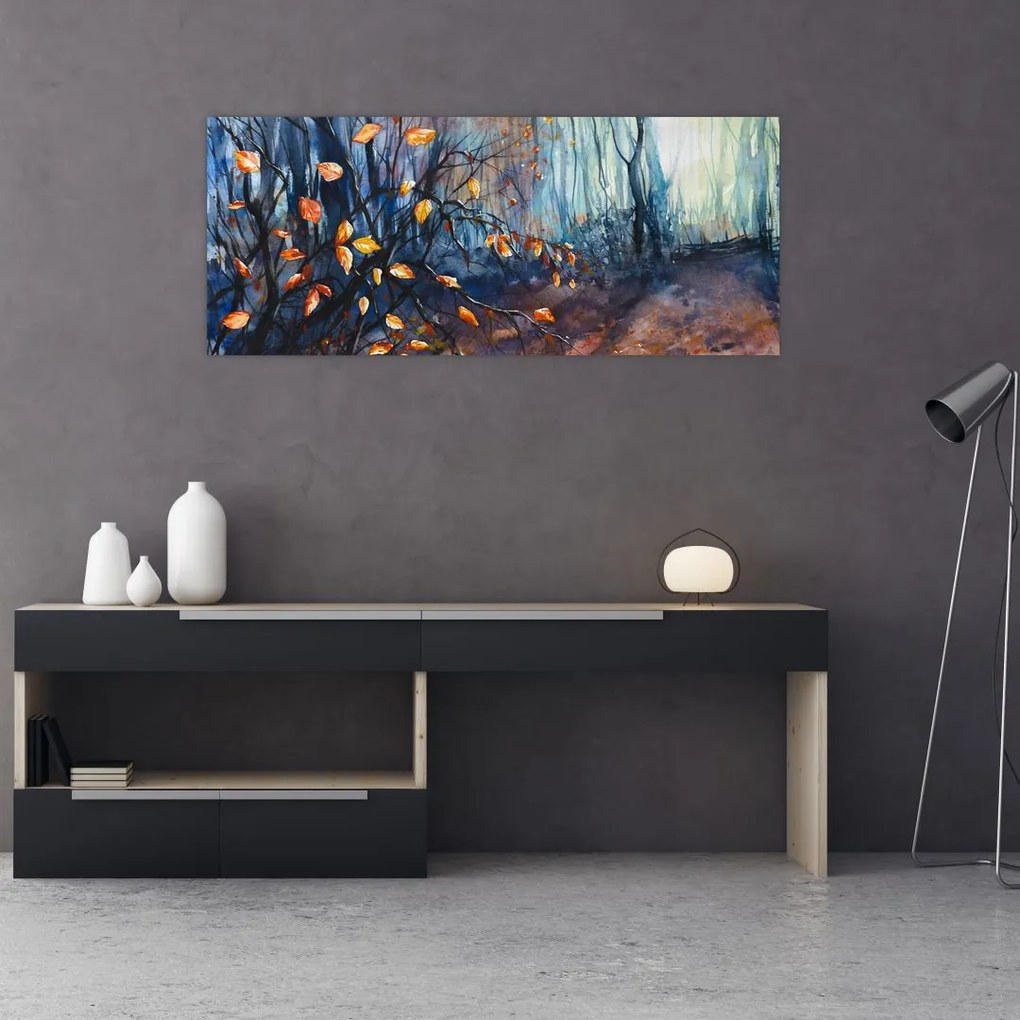 Tablou - Razele solare de toamnă (120x50 cm)