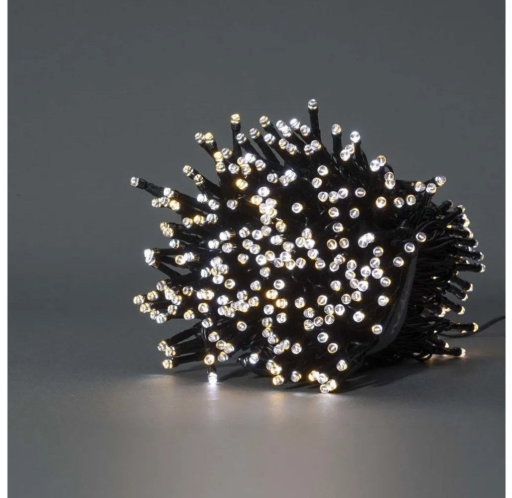 Nedis WIFILX02W400 - Șir LED Crăciun 400 LED/8 funcții 25m IP65 Wi-Fi Tuya