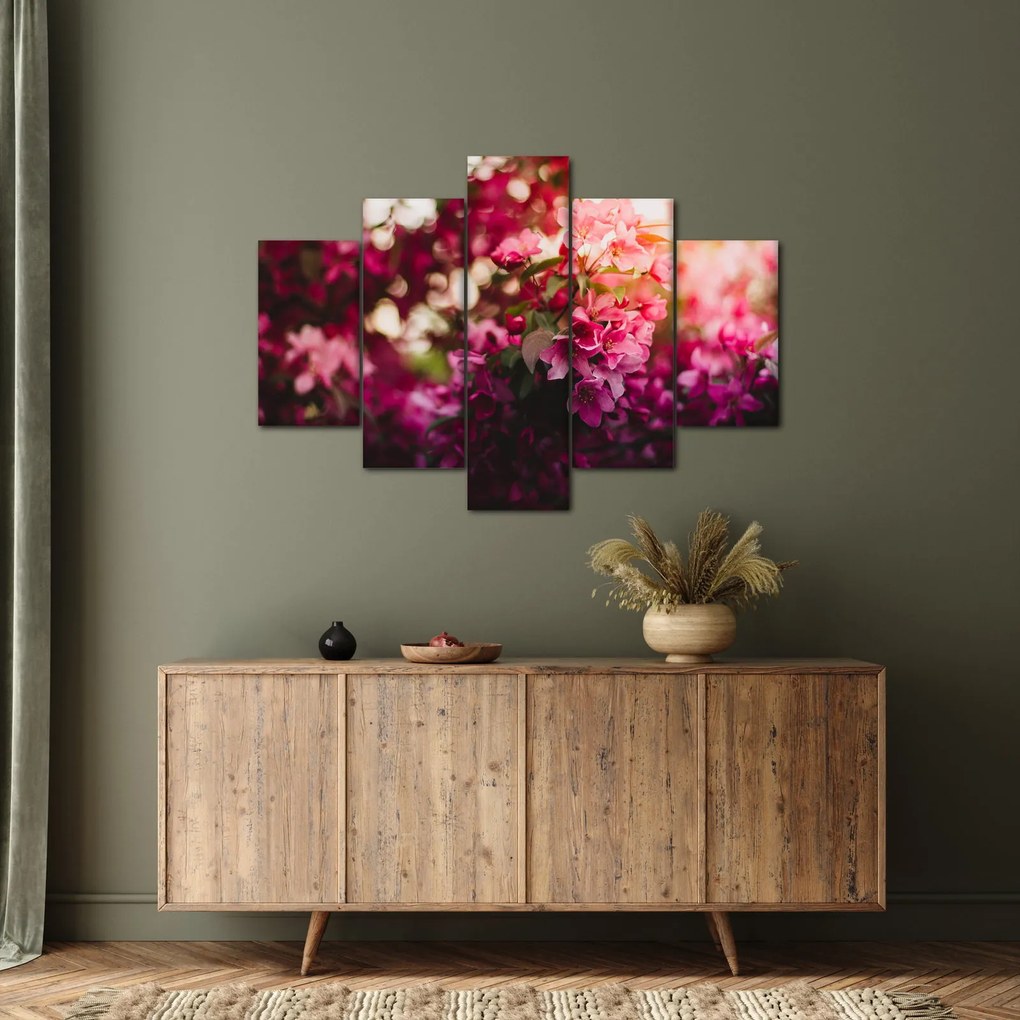 Tablou cu florile tufișului înflorit (150x105 cm)