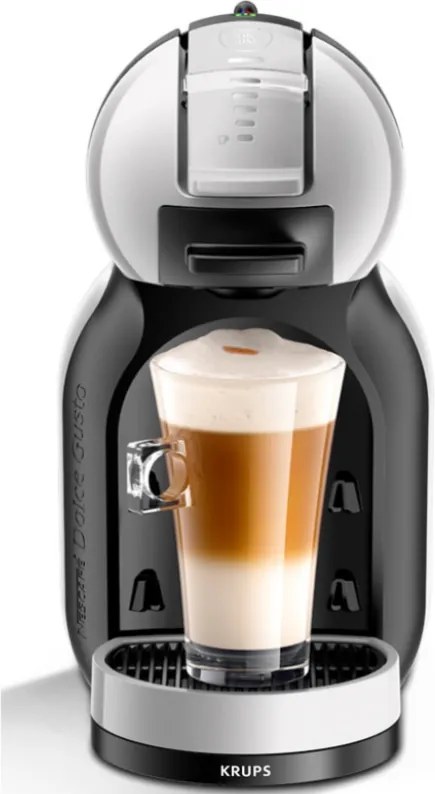 Espressor Krups KP123B10 NDG MINI ME, 1500 W, 15 bar, 0,8 l, Compatibil cu capsulele NESCAFÉ® Dolce Gusto®, Functie XL, ECO, Gri