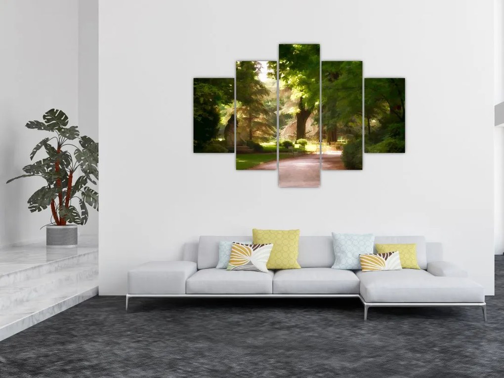 Tablou cu parc (150x105 cm)