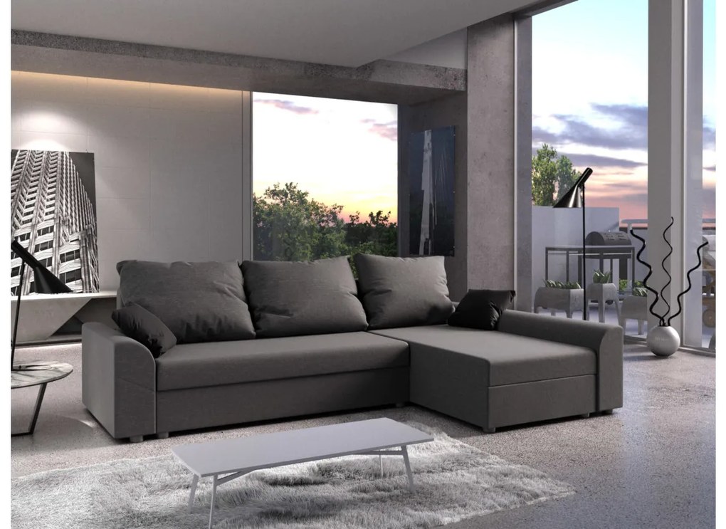 Expedo Colțar extensibil VIVIANA, 248x80x139 sawana 05/perne sawana 14