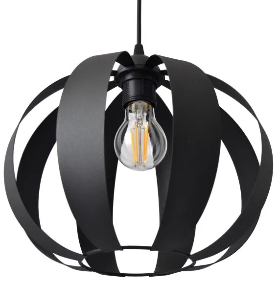 Lustră pe cablu NEWTON 1xE27/15W/230V neagră