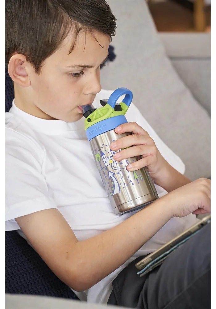 Sticlă termică pentru copii Contigo Easy Clean 380 ml Matcha Dragon