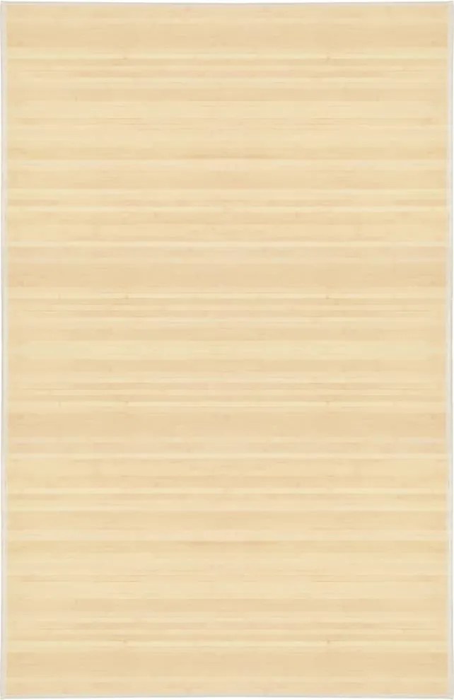 vidaXL Covor din bambus, natural, 100 x 160 cm