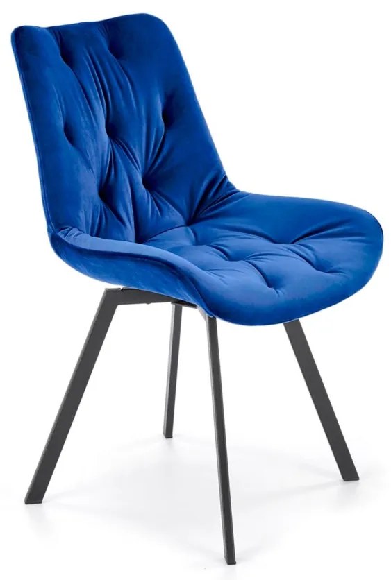 Scaun K519 velvet bleumarin