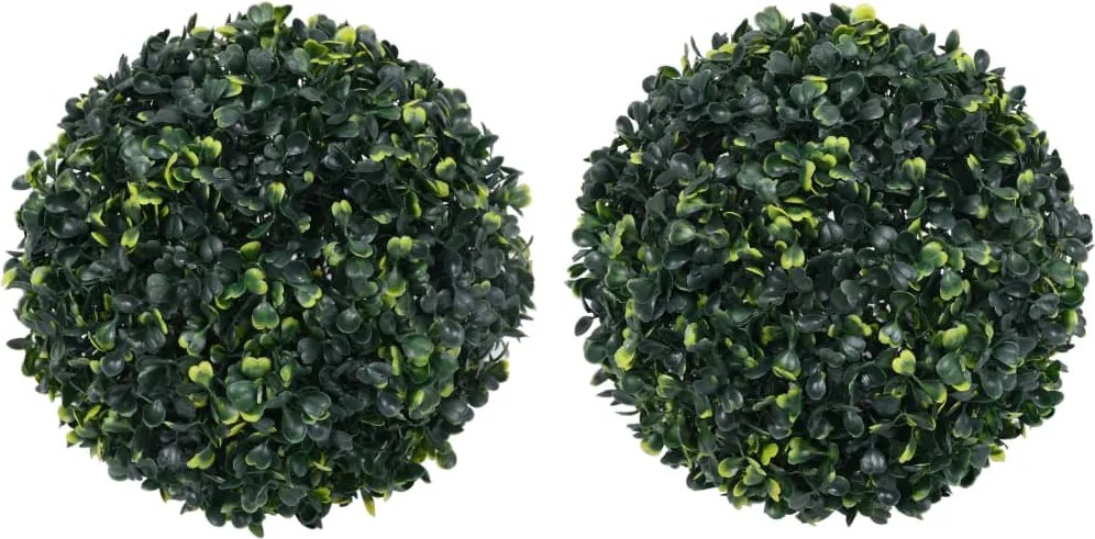 vidaXL Bile de arbuști cimișir artificiali, 2 buc., 45 cm