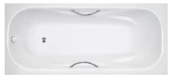 KRONER Cada baie, kroner, anais, fonta, incastrata, 170x75 cm, alb