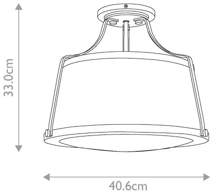 Lustră aplicată CHARLOTTE 3xE27/75W/230V alamă Hinkley
