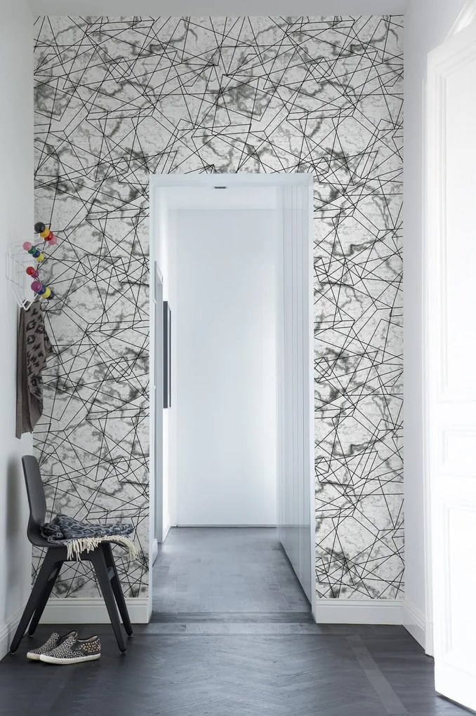 Fototapet, Dimension, White, Rebel Walls