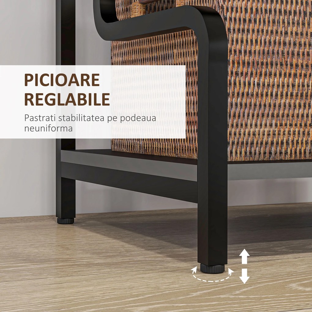 Homcom Rafturi Depozitare – 3 Niveluri, Metal Stil Industrial | Aosom Romania