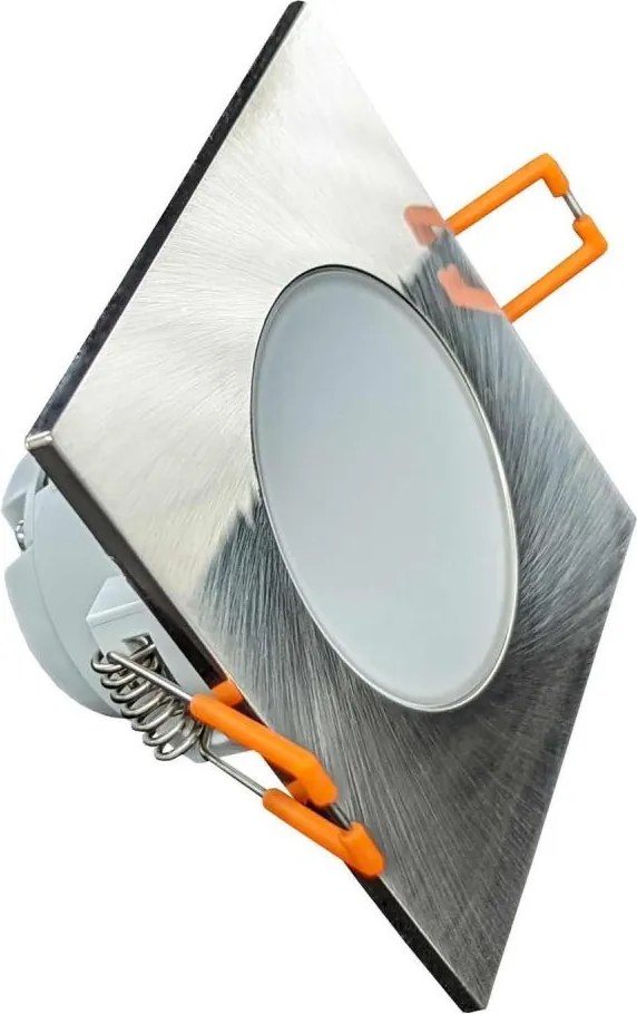 LED Plafonieră încastrată pentru baie BONO LED/8W/230V 3000K IP65 crom