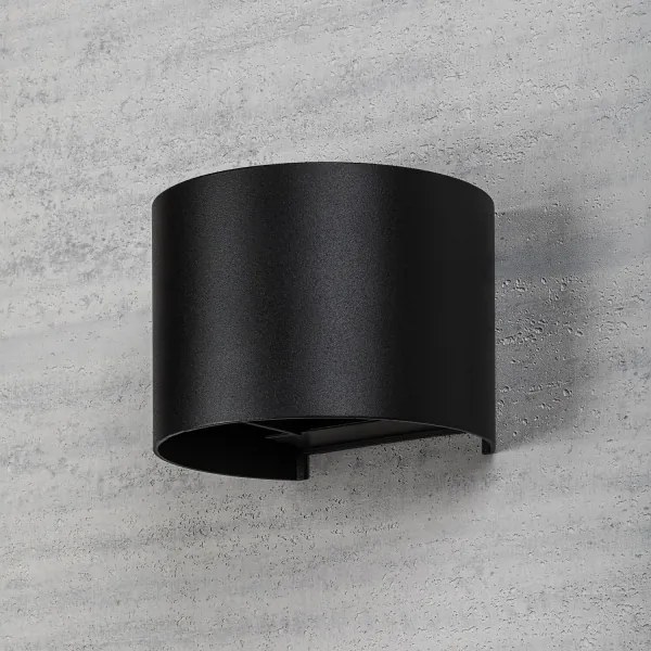Rabalux 77218 - LED aplică de perete pentru exterior VIRNA 5W/230V 2700/4000/6500K IP54 neagră