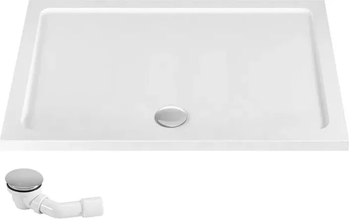 Cabina de dus Fargo cu cadita neagra 100x80 auriu