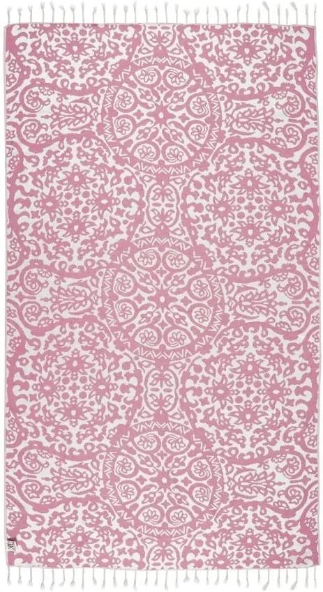 Prosop hammam Kate Louise Camelia, 165 x 100 cm, roz