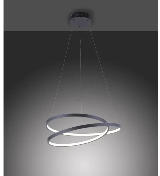 Lustră LED dimabilă pe cablu ROMAN LED/30W/230V neagră Paul Neuhaus 2472-18