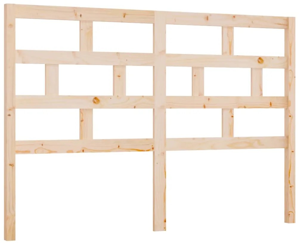 vidaXL Tăblie de pat, 126x4x100 cm, lemn masiv de pin