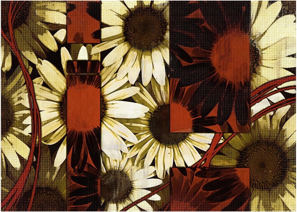 Tablou cu flori (70x50 cm)