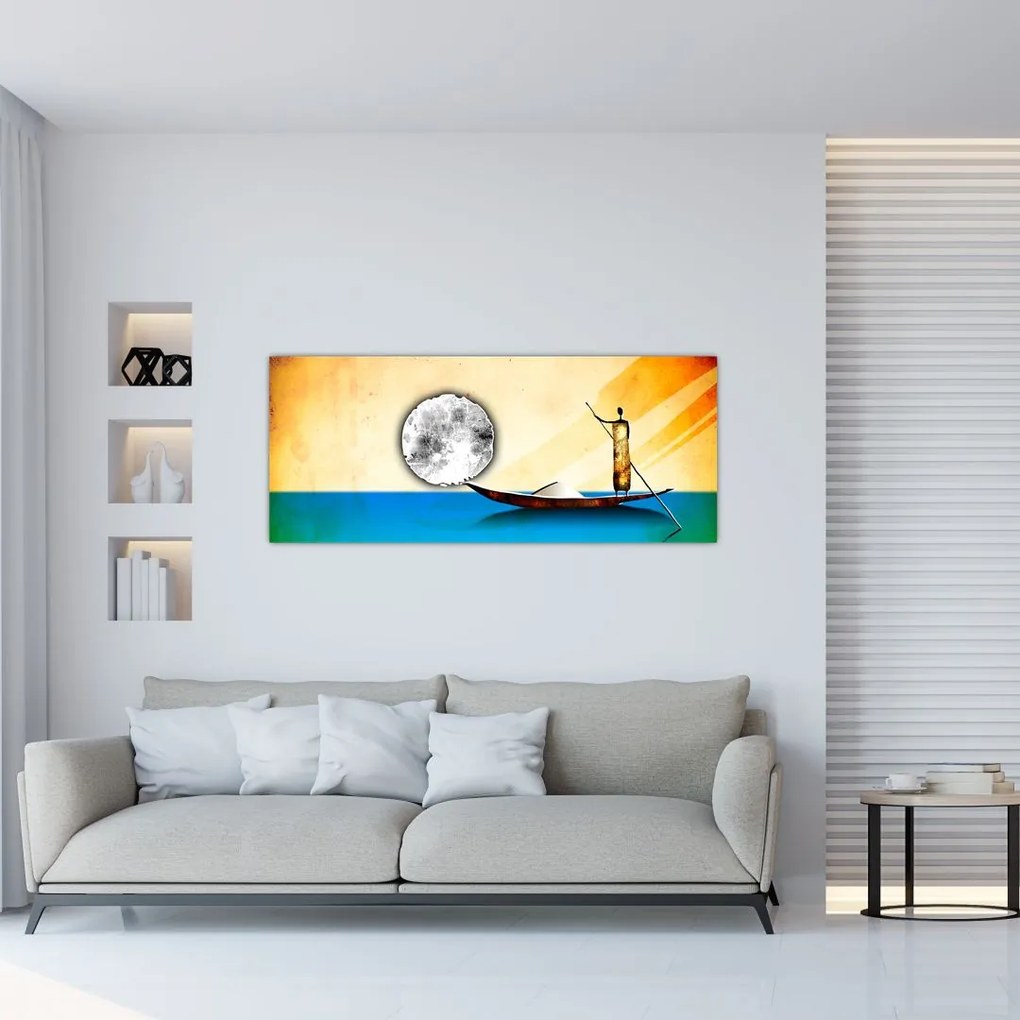 Tablou - Pictură străveche (120x50 cm)