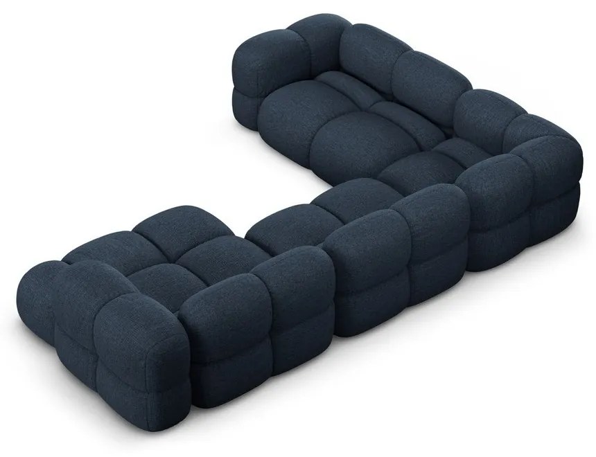 Colțar albastru închis (cu colț pe partea stângă/în formă de "U") Loretto – Cosmopolitan Design