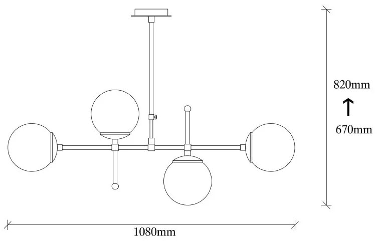 Lustra Mudoni - MR - 951 - 1 Auriu