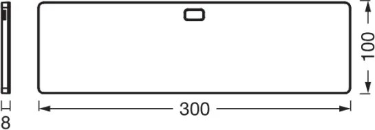Osram - Lampă LED dimabilă pentru montaj sub dulap, cu senzor UNDERCABINET LED/5W/230V, neagră