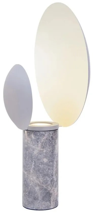 Veioza, lampa de masa design modern Caché gri mat