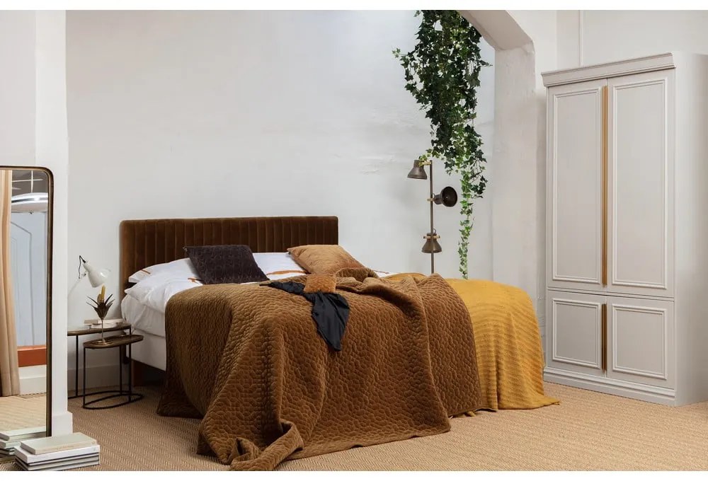 Șifonier gri deschis din lemn de pin 110x215x62 cm Organize – WOOOD