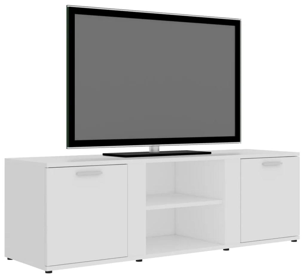 Comodă tv, alb, 120 x 34 x 37 cm, pal