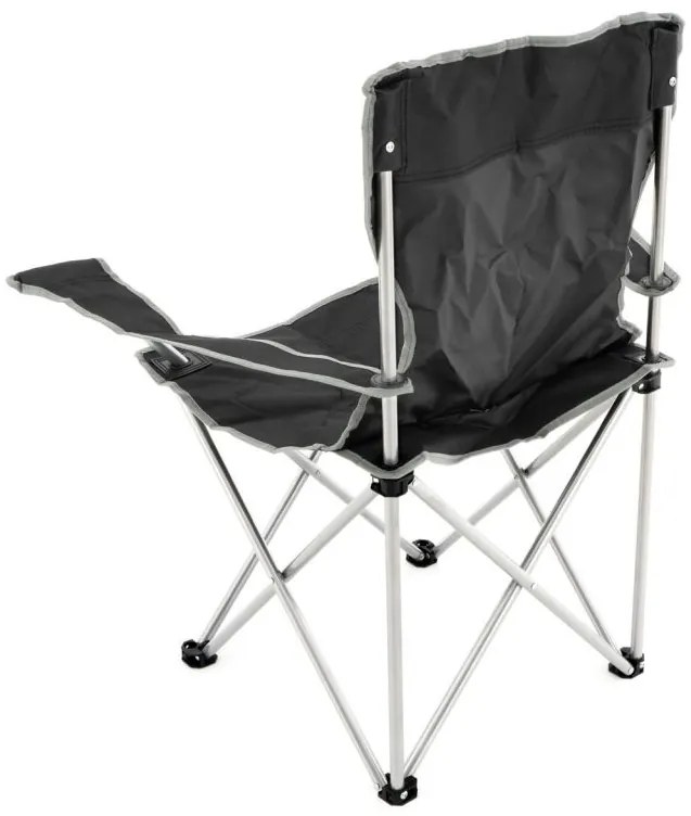 Set de 2 scaune pliabile - negru
