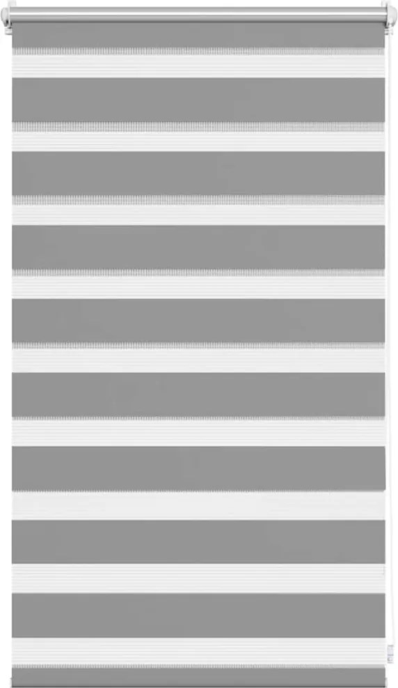 vidaXL Jaluzea Zebră 50,9x100 cm Lățime material 46,7 cm gri