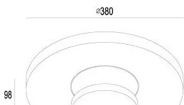 Plafonieră LED de exterior TULIPANI LED/18W/230V IP54 Gardino LX1421