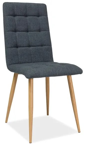 Scaun de masa Culoare Grafit / Stejar, OTTO
