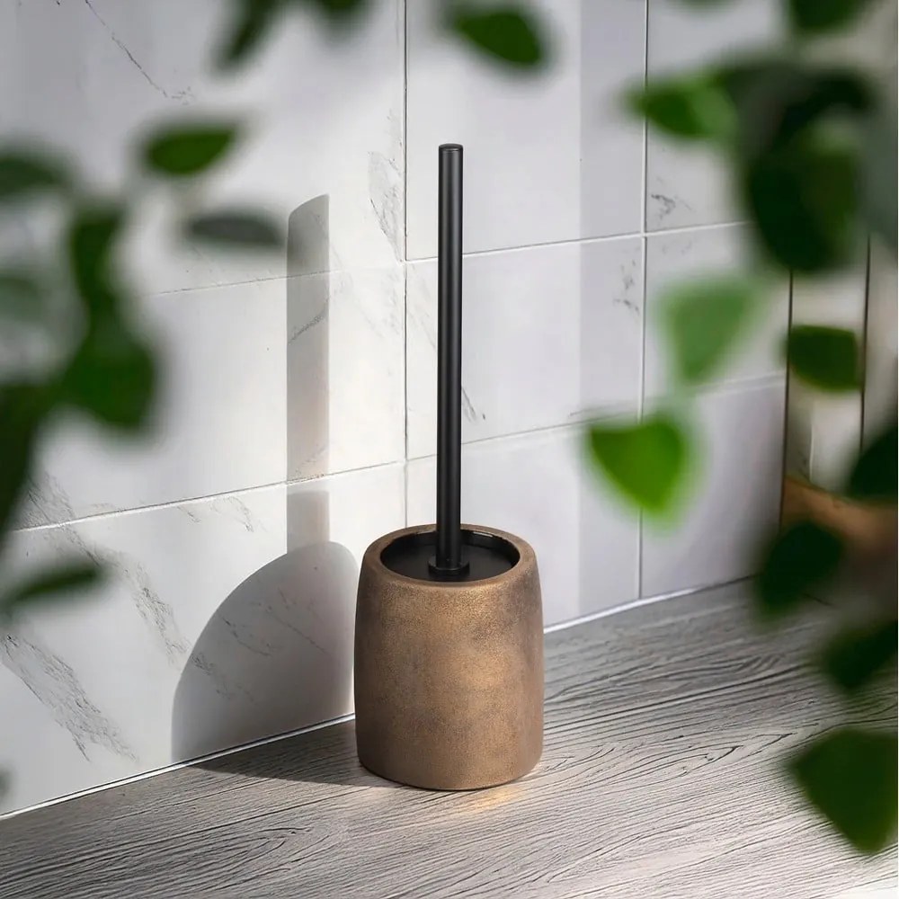 Perie de WC bronz din ceramică Tremea – Wenko