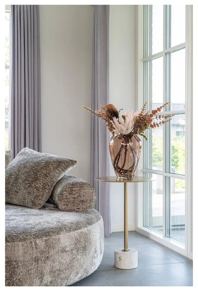 Vază maro din sticlă (înălțime 29 cm) – House Nordic