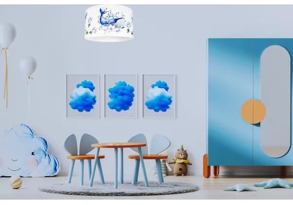 Plafonieră pentru copii OCEAN 1xE27/60W/230V