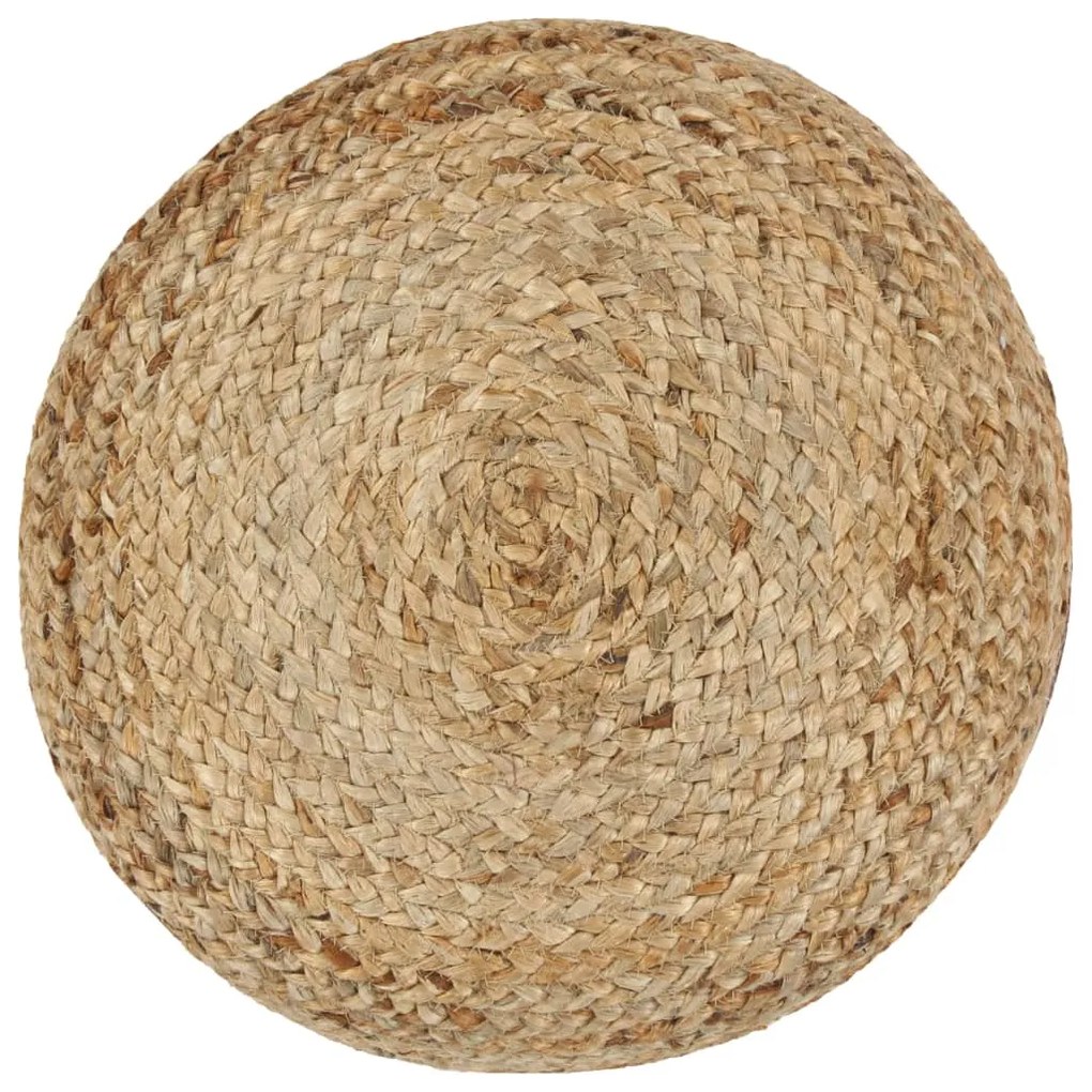 248079 vidaXL Taburet lucrat manual, verde măsliniu, 40 x 45 cm, iută