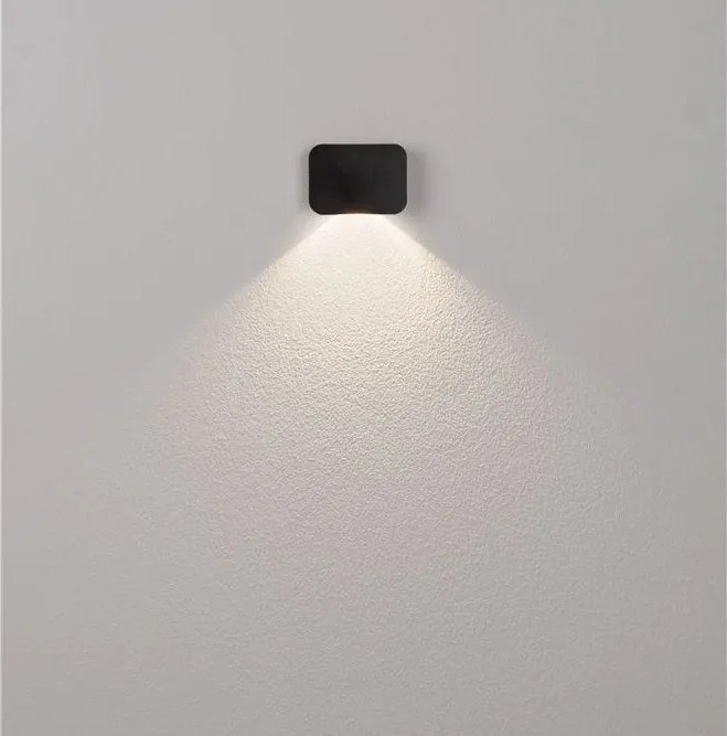 Spot aplicat lumina LED ambientala IP65 SENDO negru