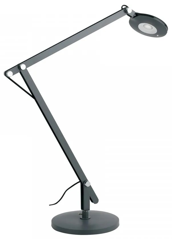 Lampa de birou /Aplica LED cu brat articulat Locke, gri LEDT-LOCKE-GREY FE