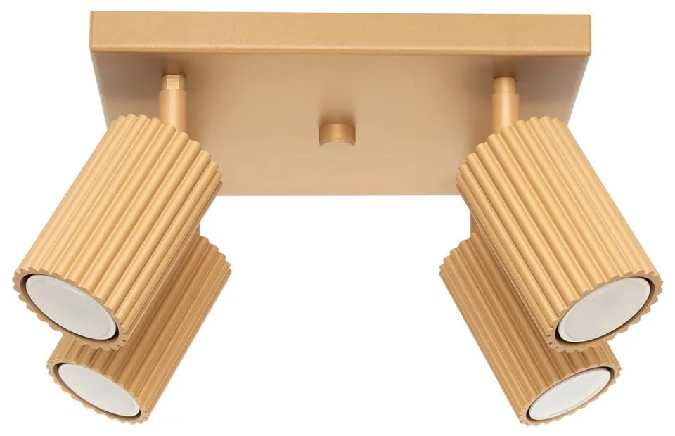 Spot auriu 25x25 cm Gleam – Sollux