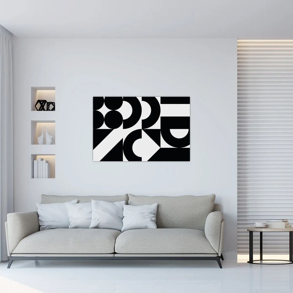 Tablou - Abstracție geometrică N⁰2 (90x60 cm)