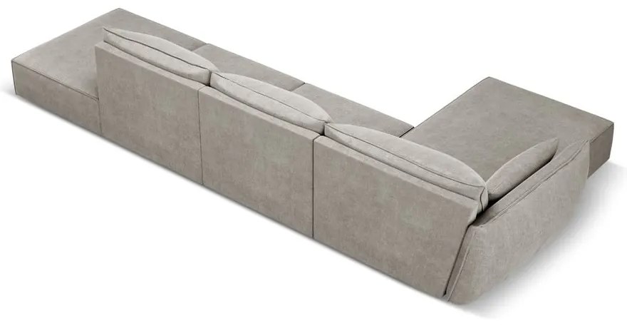 Colțar gri deschis (pe partea stângă) Vanda – Mazzini Sofas