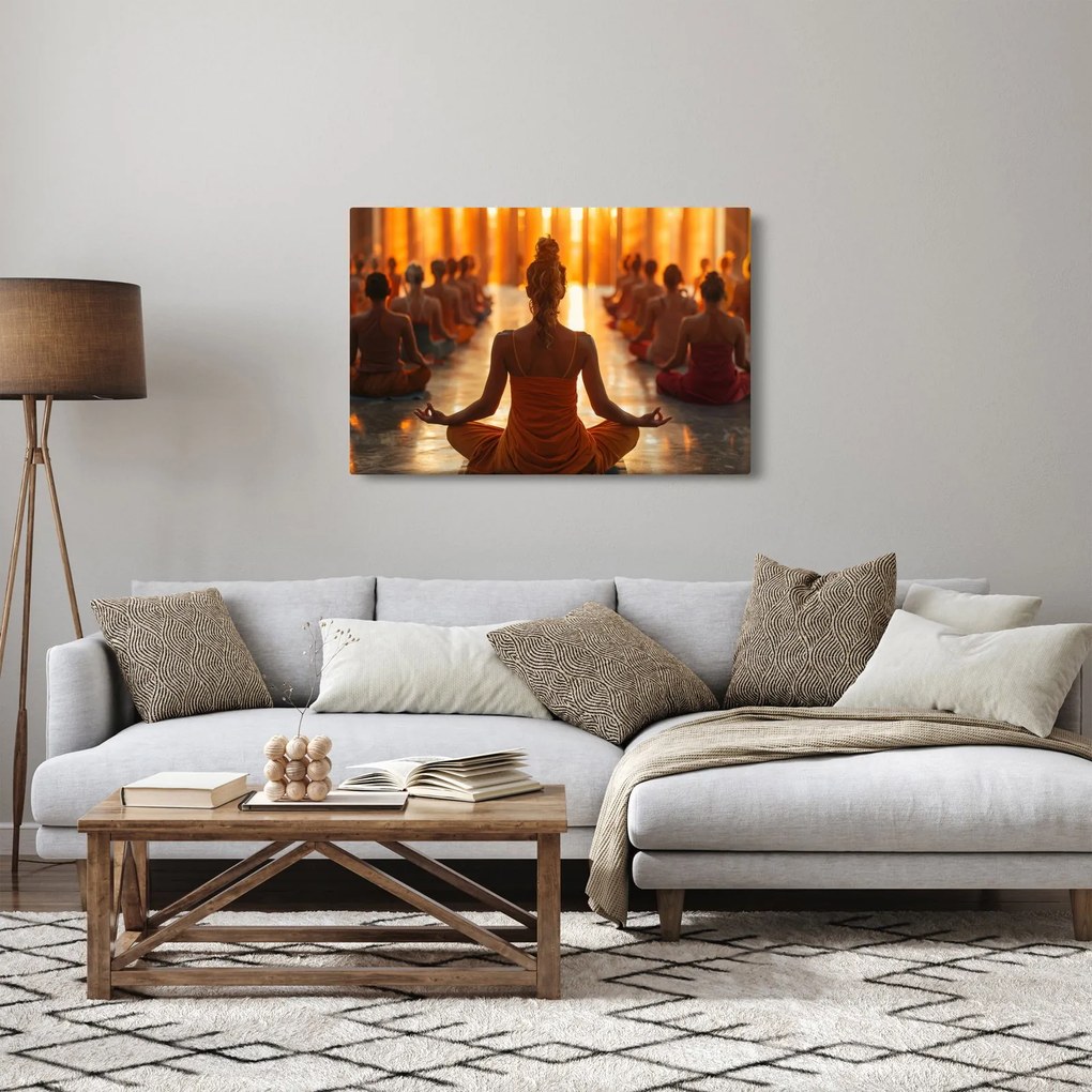 Tablou - Lecții de yoga (90x60 cm)