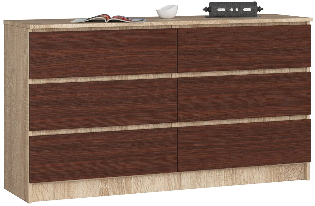 Comodă Keanu (Stejar sonoma + wenge). 1069396