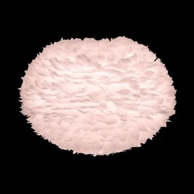 Abajur modern cu pene de gasca EOS roz, 65cm 2299 VTC