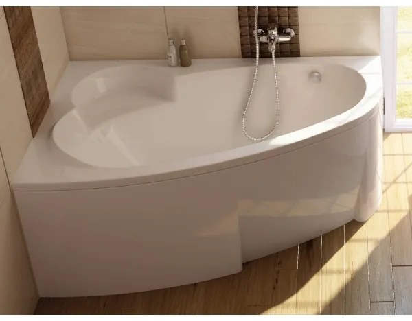 Ravak C461000000 - Cadă de colț ASYMMETRIC 160x105 cm acrilică/albă