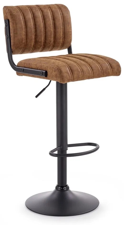 Scaun de bar Marlen, maro/negru