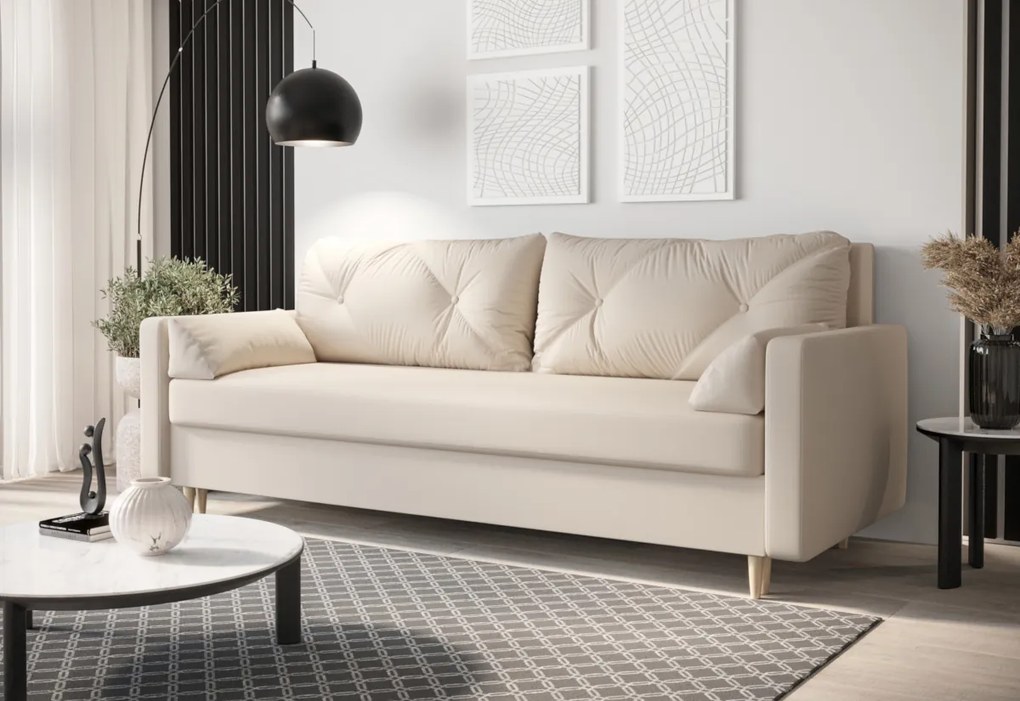 Supermobel Canapea ASTRA, 220x88x85, cosmic 10